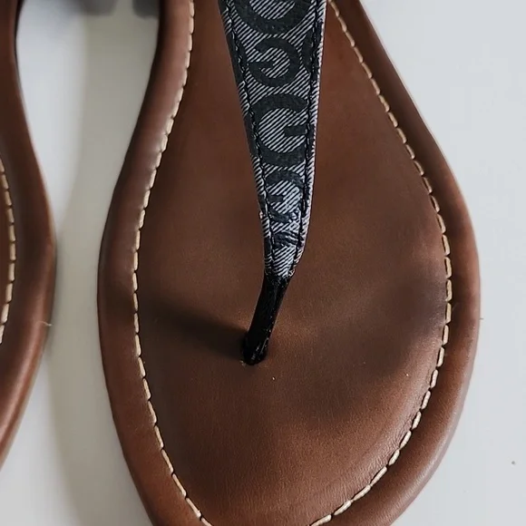 GBG LOS ANGELES Stylish Black/Gray  and Brown Women's Sandals - Picture 4 of 9